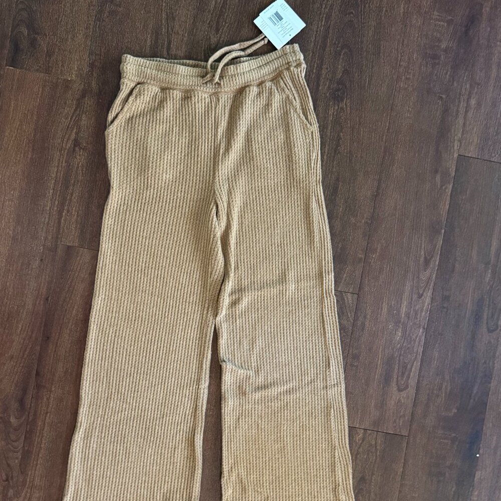 Beyond Yoga Wide Leg Lounge Pants Toffee Small NWT